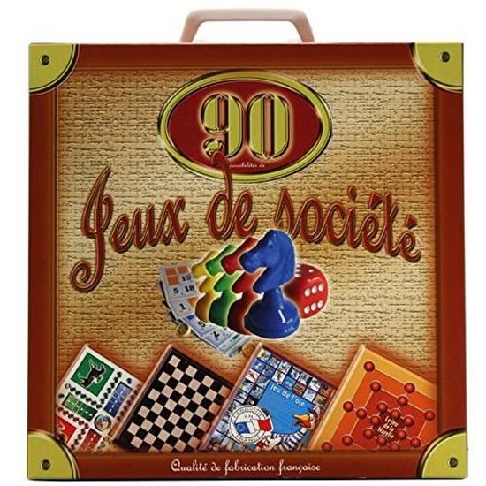 Ferriot Cric SA - Jeu de société - Mallette 90 Jeux 4 years to 18 years