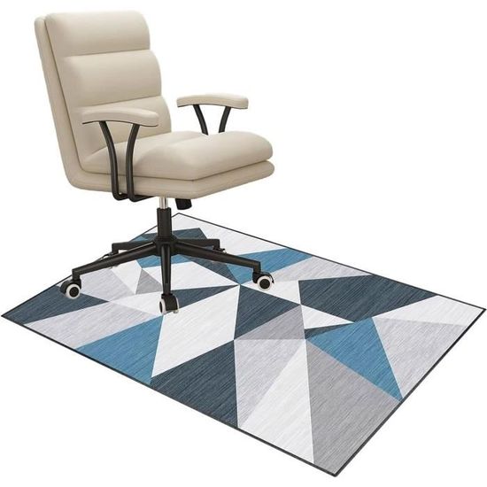 Tapis De Protection Pour Chaise De Bureau - PVC Transparent 1.0 Mm, Dimensions 150x150 Cm, Antidérapant, Résistant à L'usure, Facile à Nettoyer