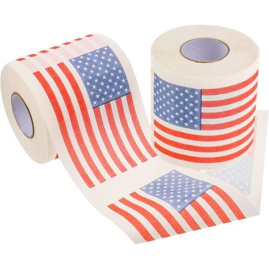 Bandana drapeau USA vintage des années 90 : écharpe du 4