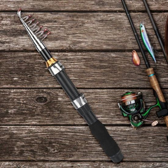 Petite Canne à Pêche Sur Glace Vintage - Target Tackle - Michigan - 2 Ft - Années 1920