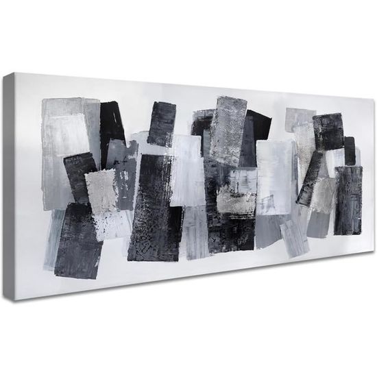 Impression sur toile - Image sur toile - Lignes minimalistes avec un accent géométrique - 100x70cm - Dans un réseau