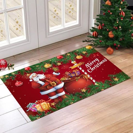 Paillasson de NoelTapis de Sol de NoëlTapis de Porte 50x80 cmTapis