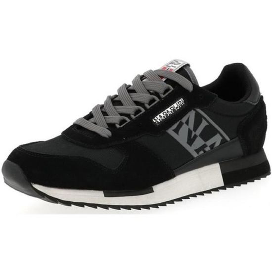 Baskets de running homme NAPAPIJRI Noir Cuir daim et nylon