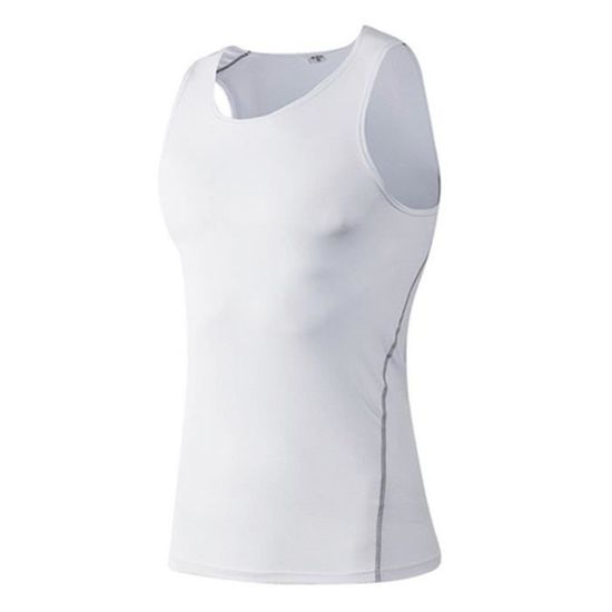Débardeur De Compression Homme Sans Manches - T-shirt De Sport Respirant Et Séchage Rapide Pour Musculation