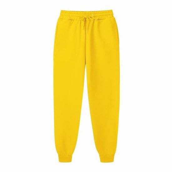 Pantalon Jogging Femme Marvmys - 100% Coton - Taille Haute Avec Poches - Confort Sport Et Daily