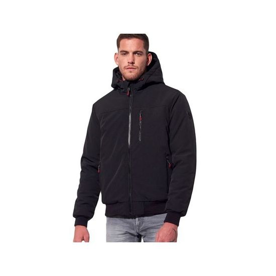Blouson Noir Homme Kaporal Bayo Black Cdiscount Pr t Porter