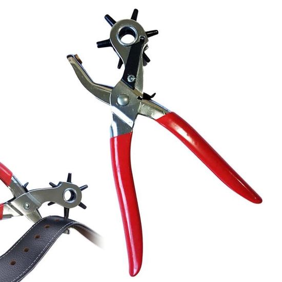 zerotop Pince à Oeillets Professionnelle, Pince perforatrice à œillets