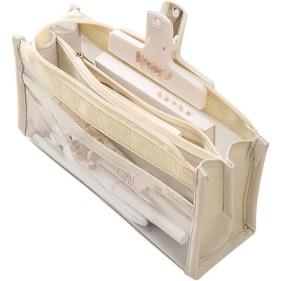Trousse Pochon Transparente Sibel - 30 Cm De Haut, 18 Cm De Diamètre, Neuve Avec Étiquette