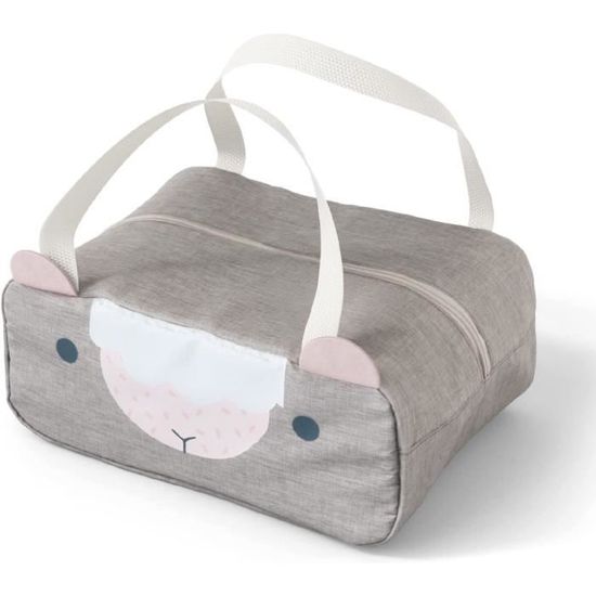 Monbento Sac Isotherme Repas Enfant Wonder Travel Vert Bear – Sac Lunch Box Isotherme Pour Plateau Wonder, Grande Capacité 6.5L, Idéal École & Pique-Nique