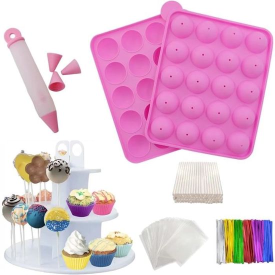 Lot De 2 Moules à Gâteau En Silicone 8 Cavités - Moule à Cupcakes Et Muffins Antiadhésif
