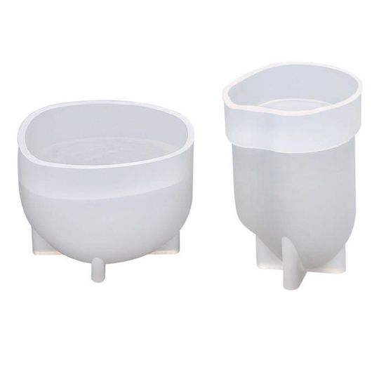 Moules Silicone 3D Cœur Et Cerveau - 2 Pièces Pour Gâteaux Halloween, Bonbons, Chocolat - Décorations Effrayantes - 6