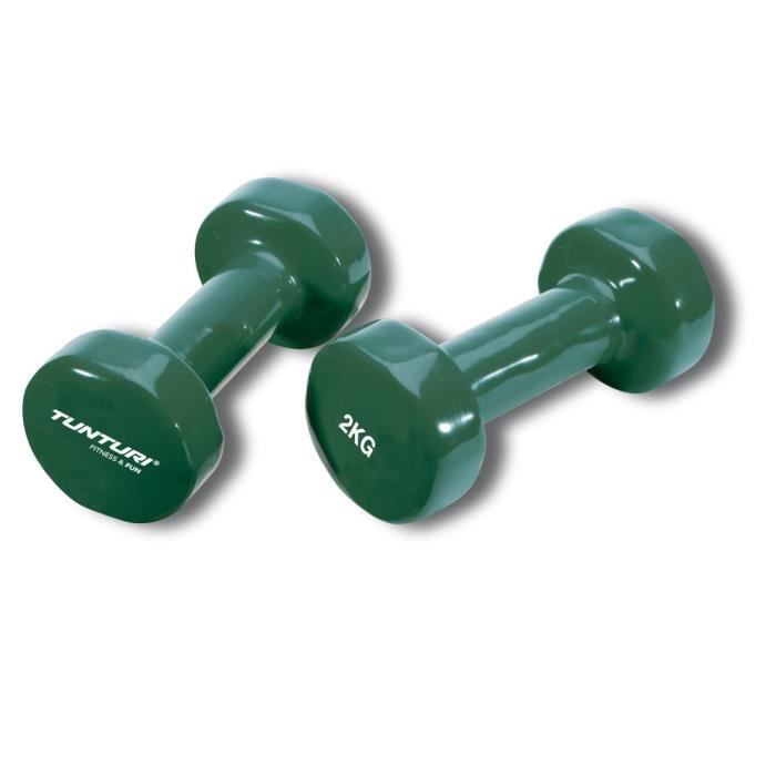 TUNTURI Haltères Vinyl 2 Kg