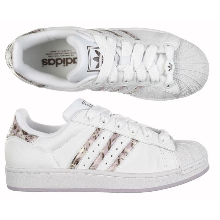 adidas superstar 2 femme blanc et noir