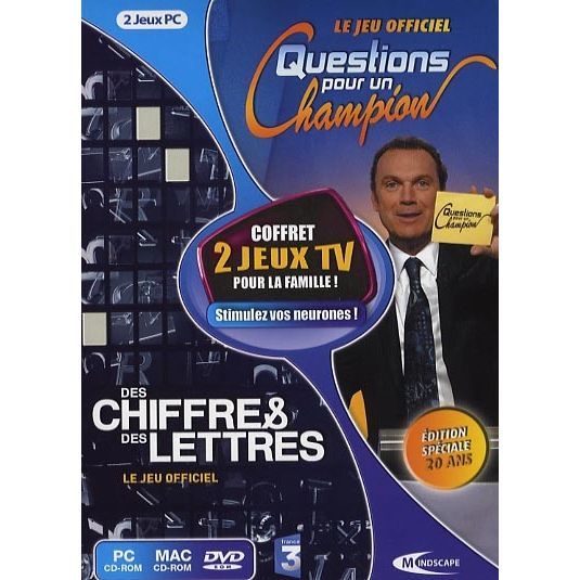 COFFRET 2 JEUX QUESTIONS POUR UN CHAMPION + DES CH  Cdiscount Jeux vidéo