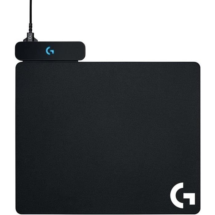 LOGITECH - Tapis de Souris Gamer Powerplay - Système de charge de la souris sans fil - Noir