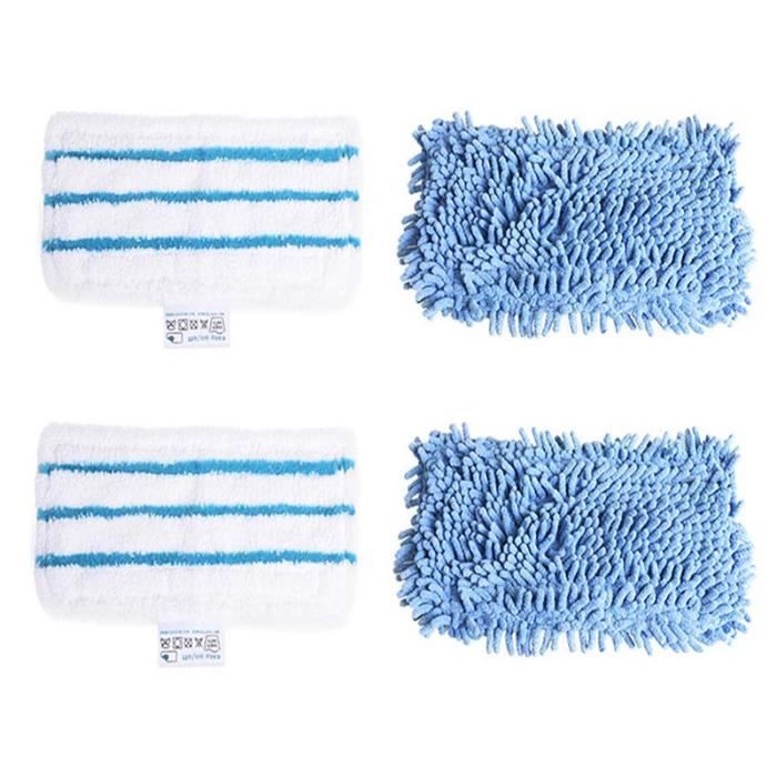 4 pièces de rechange pour Steam Mop Pad pour Black & Decker FSM1500 FSM1600 FSM1610 FSM1620 FSMH1621 FSM1630 et FSMP20