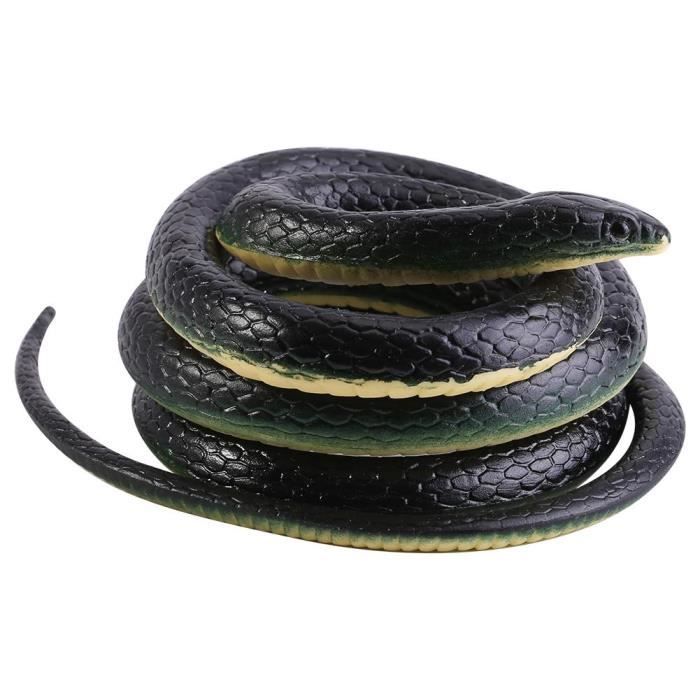 1 Pc 130 cm Serpent en caoutchouc serpent réaliste doux serpent Jardin Props Dr?le Blague Blague Jouet Cadeau Chaud