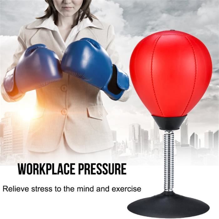 Le sac de frappe de bureau - le stress de Buster de balle soulagent la balle de frappe de boxe P4553