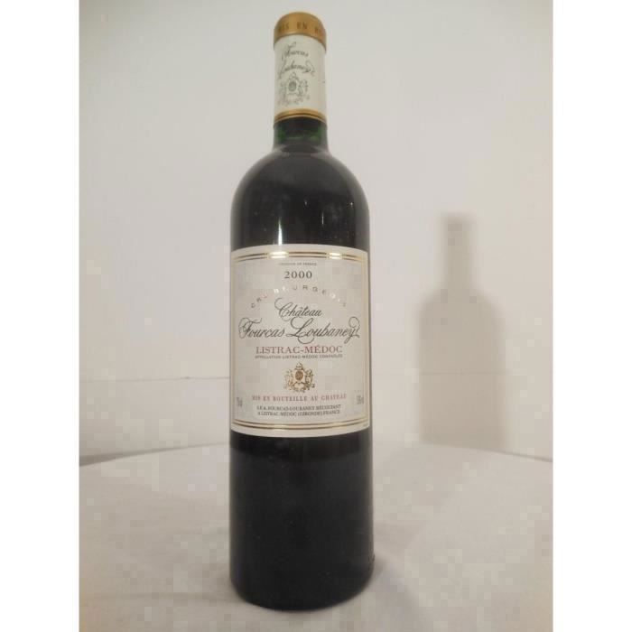 listrac château fourcas-loubaney cru bourgeois rouge 2000 - bordeaux france