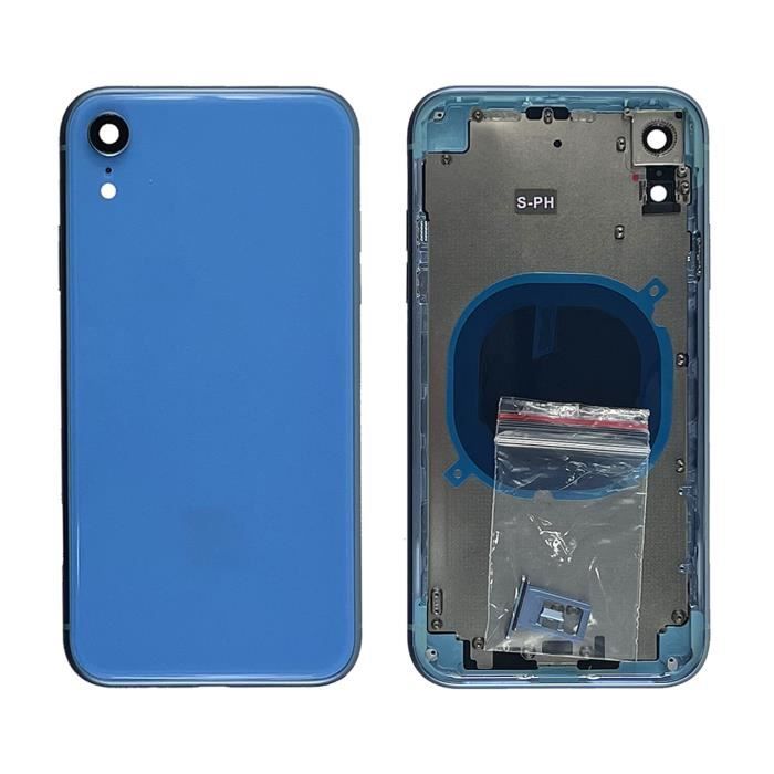 Châssis Arrière Nu Apple iPhone Xr Bleu
