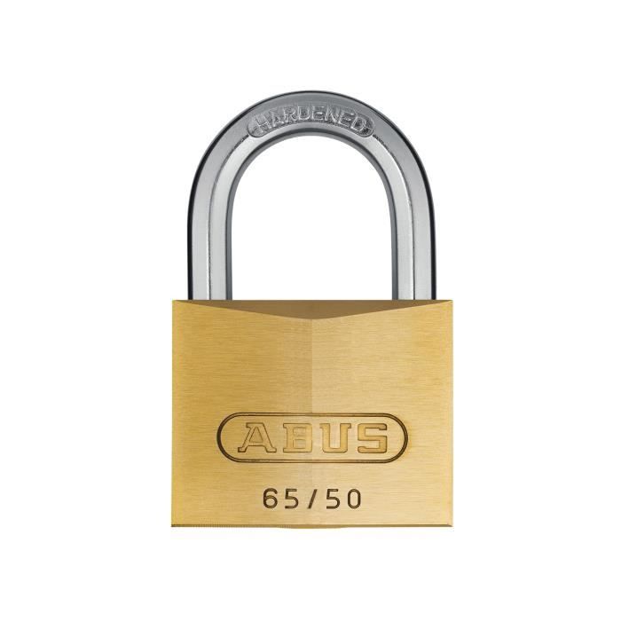 ABUS 65/50 mm Cadenas en laiton entrouvrant 502 ABUKA02911