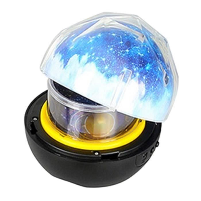 LED Veilleuse Ciel éToilé ÉToile Magique PlanèTe Lune Lampe de Projecteur Luminaire Univers Cosmos Baby Nursery Light pour Cadeau