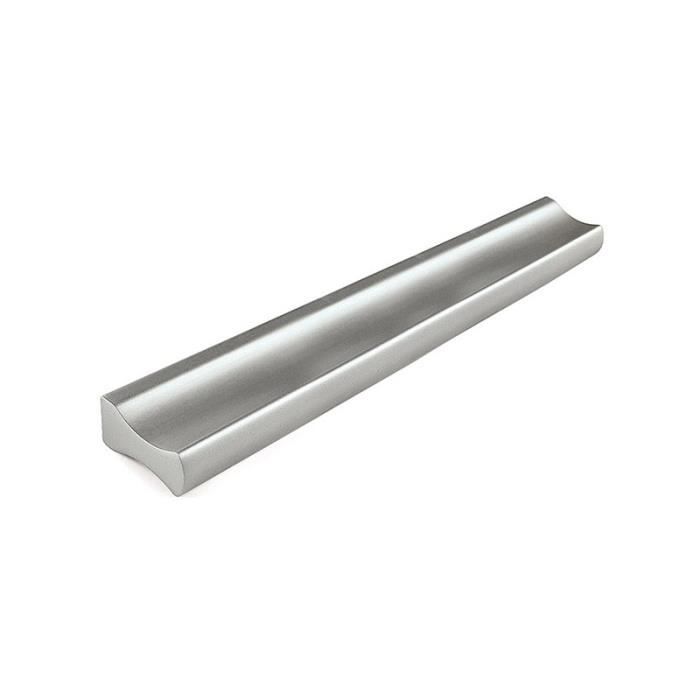 Boite 10 poignees alu l128 anodise mat ref.7-2279.128.63