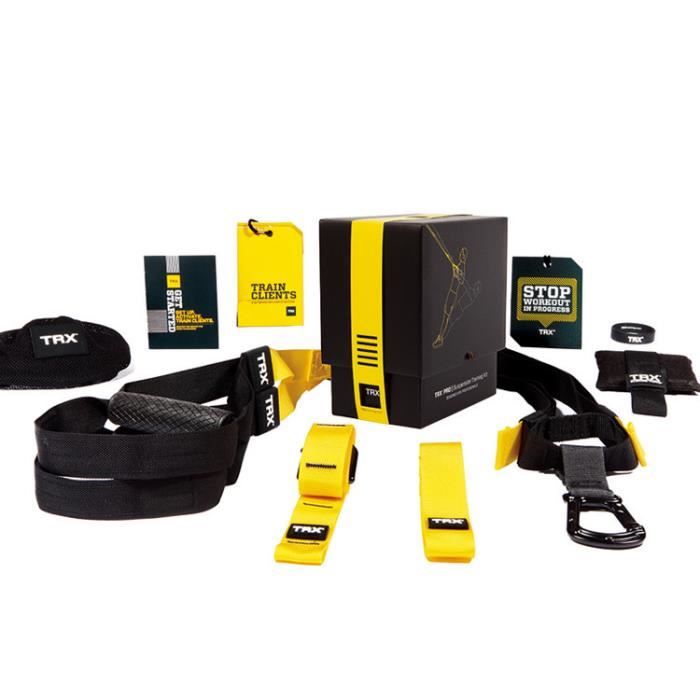 Kit de suspension training TRX Pro 3 - noir-jaune - TU