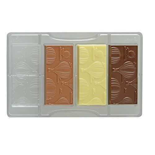 Decora Moule pour Chocolat Forme Tablette avec Ballon d`Air 15 x 8 x 3 cm - 0050136