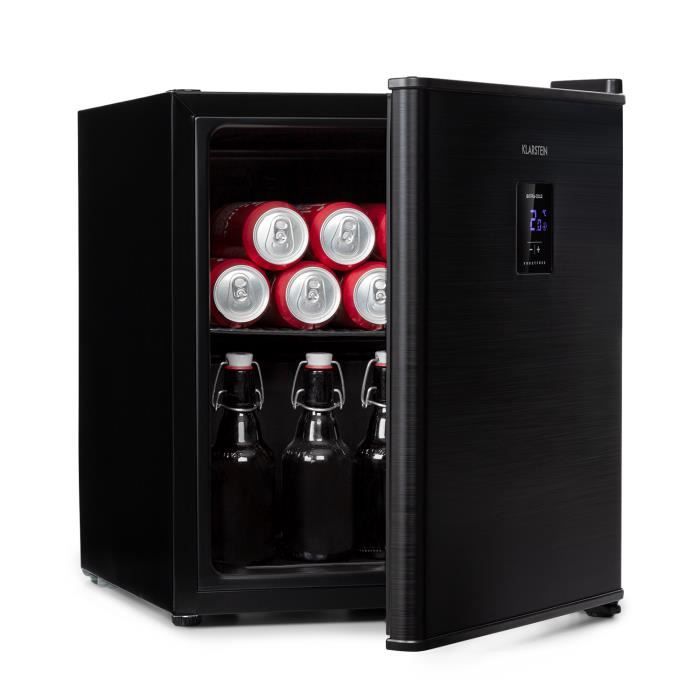 Klarstein Beer Baron mini réfrigérateur à boissons - 46 litres - température réglable de 0 à 10 ° c - noir