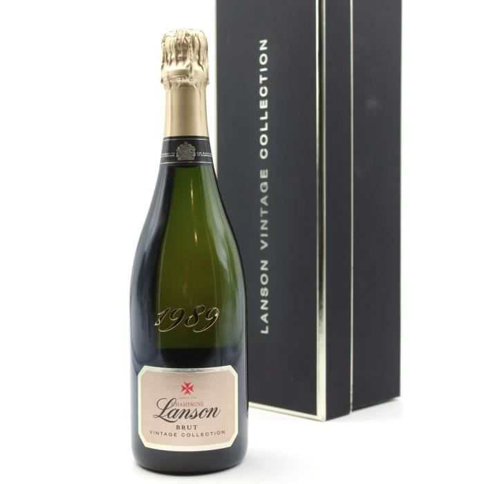 COFFRET LANSON BRUT 1989 Champagne 75cl