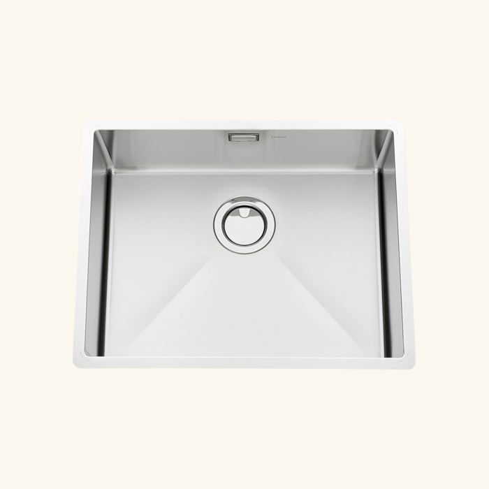 Evier sous plan inox nid d'abeille VIBRATO Luisina 1 bac 570x450 mm Inox