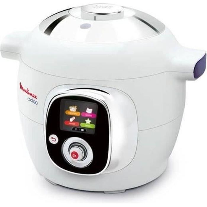 MOULINEX CE704110 Multicuiseur intelligent Cookeo avec 100 recettes préprogrammées -