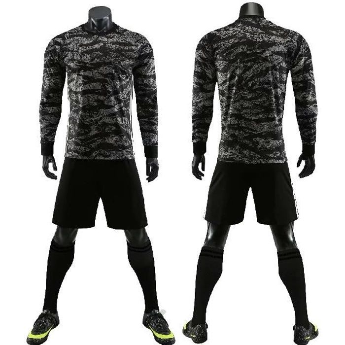 Ensemble de maillot de football nouveau uniforme de gardien de but de football hommes enfant uniforme de Football à manches longues