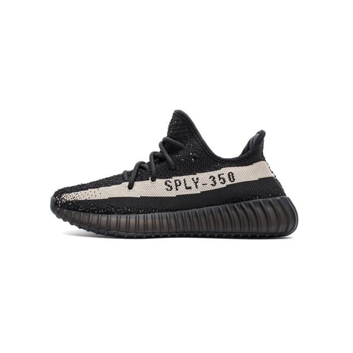 Baskets AdidasS YEEZYS BOOSTS 350 V2 “BlackWhite”Femme et Homme BY1604