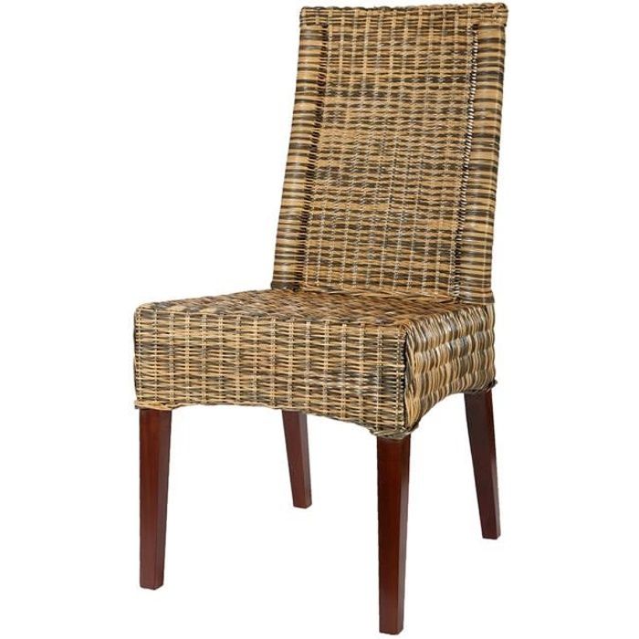 Chaise DESNA - Osier/Bois