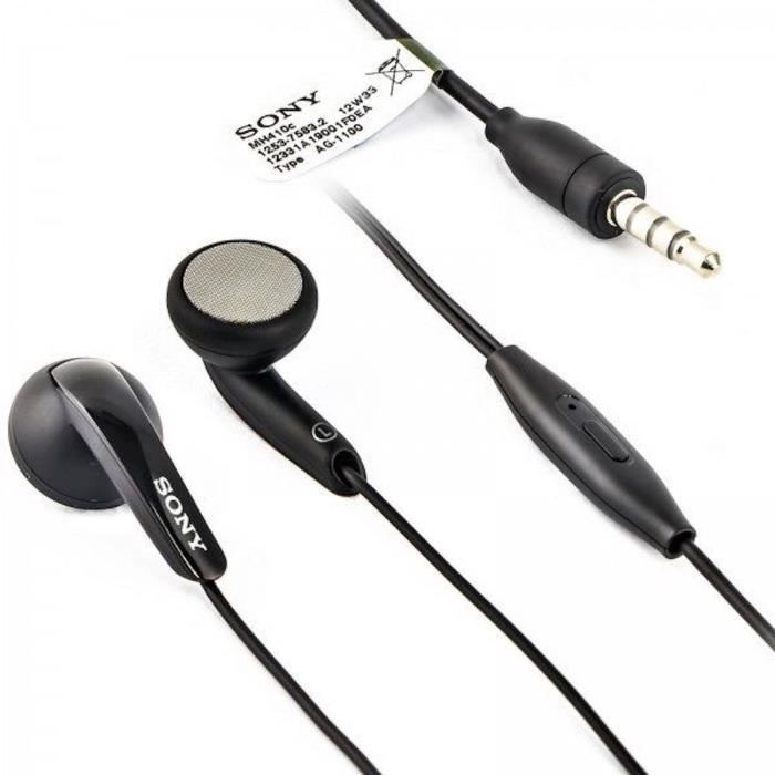 ECOUTEURS CASQUE SONY ORIGINAL NOIR MH410C KIT MAIN LIBRE