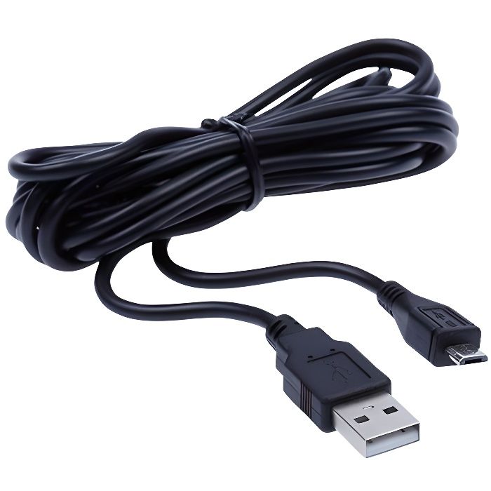 UNDER CONTROL Cable de charge PS4 - Micro USB - 3M