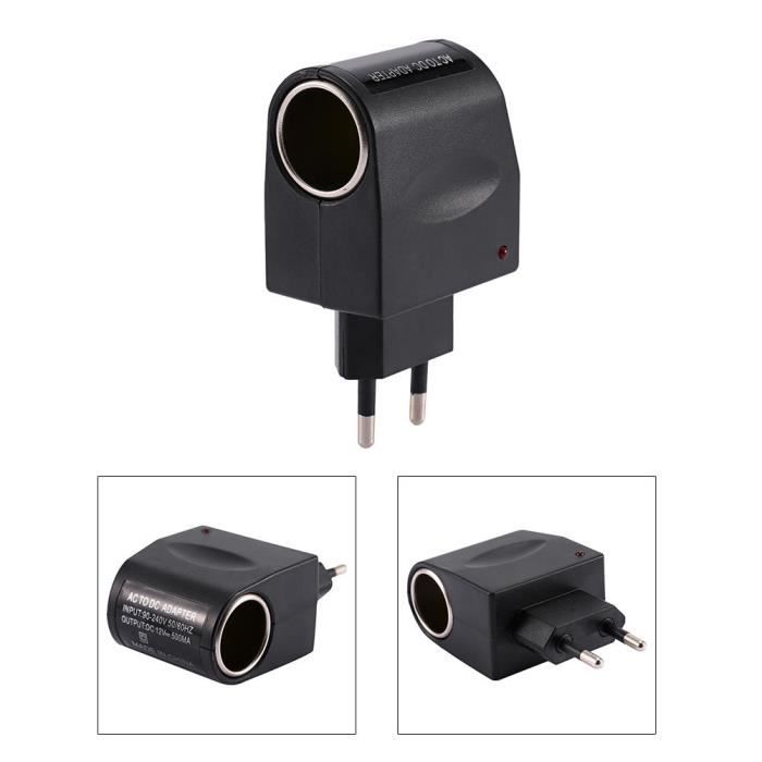 Adaptateur Convertisseur Allume Cigare de voiture Chargeur secteur AC à 12V DC En Stock VGEBY -YES haute qualité