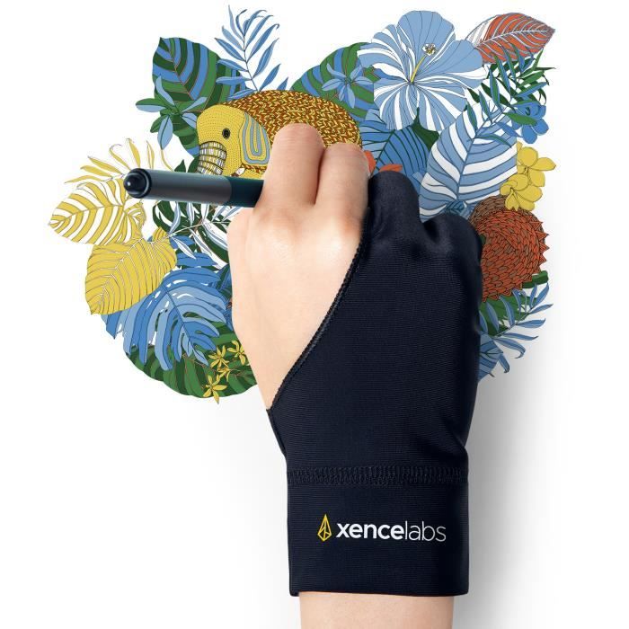 XENCELABS Gant de Dessin Gant à 2 Doigts pour Dessiner Taille M