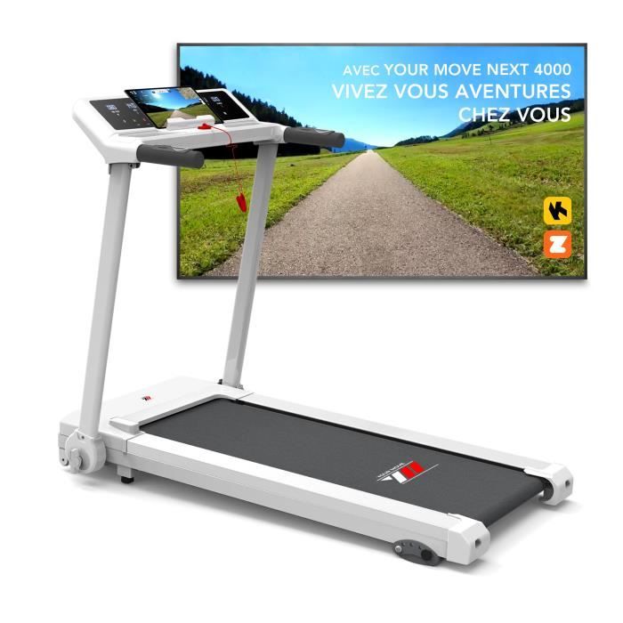 YM Next 4000 Tapis de Course électrique Pliable Blanc