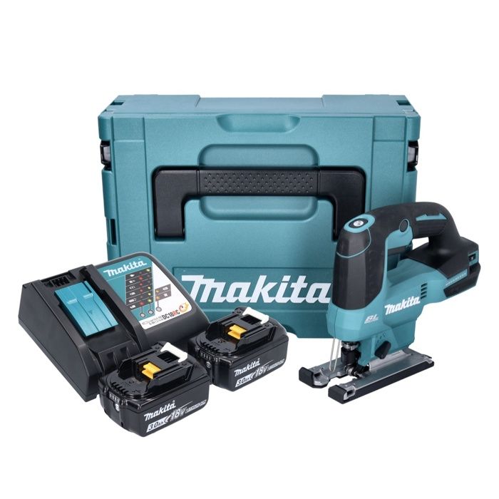 Makita DJV184RFJ Scie sauteuse sans fil 18V Brushless + 2x Batteries 3 0Ah + Chargeur + Coffret Makpac