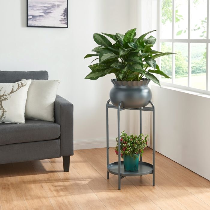 Porte-plantes Altena 60 x 27 x 27 cm noir