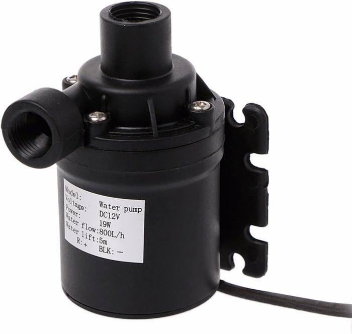 Petite Pompe Submersible Réglable JT-180 12V 24V Solaire Sans Brosse - Débit Max 350 L/H