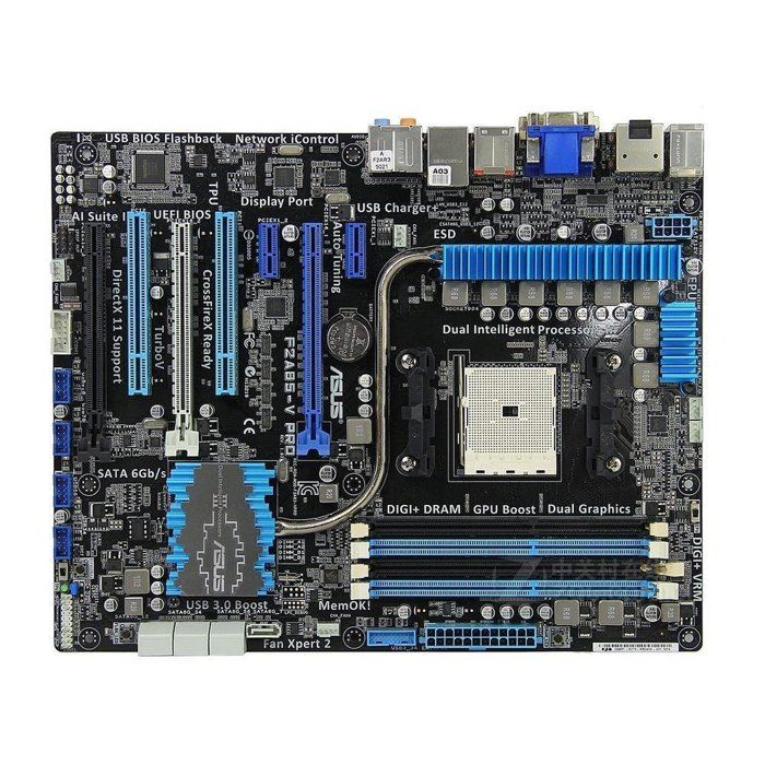 Carte mère ASUS F2A85-V PRO AMD A85X Socket FM2 4xDDR3 64GB ATX - Asus