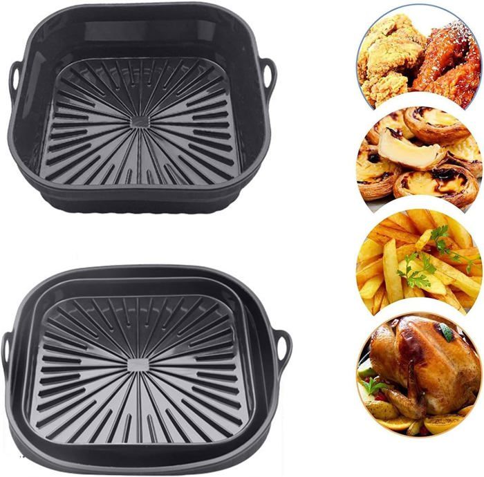 Lyreh Tapis En Silicone Résistant à La Chaleur Pour Friteuse à Air Comprimé Ninja Crispi, 29