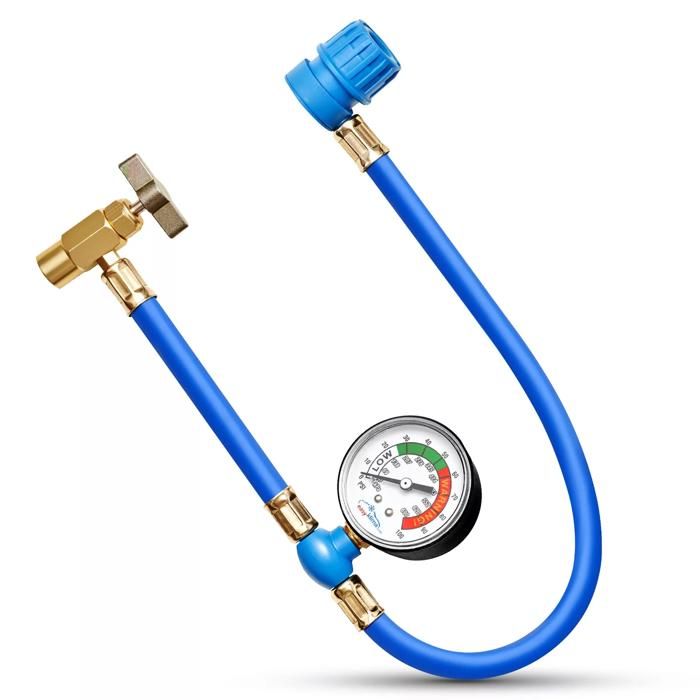 Manometre R134a EasyKlima manomètre de pression de climatisation de voiture R134a, pour ...