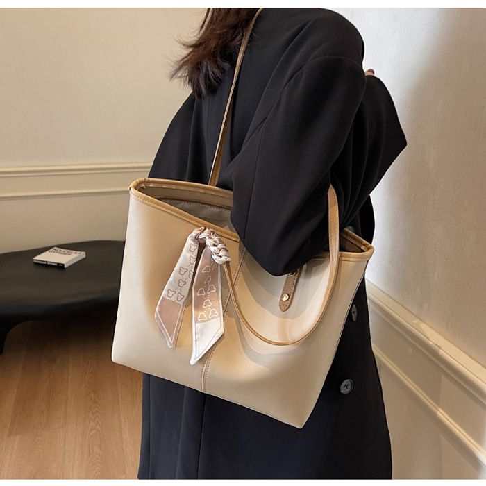 Sac à Main Holographique Géométrique Réfléchissant - Lumineux Nuit - Gris Moyen - Bandoulière Amovible