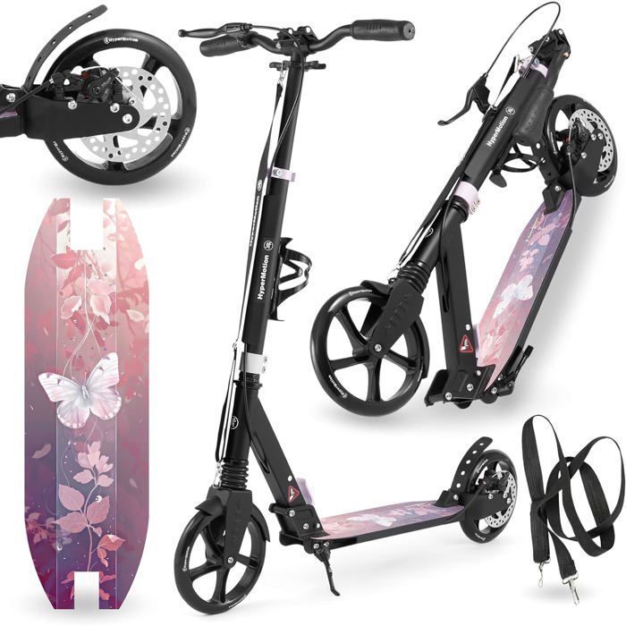 Trottinette adulte Frenzy 230mm Dual Brake Bordeaux - Achat