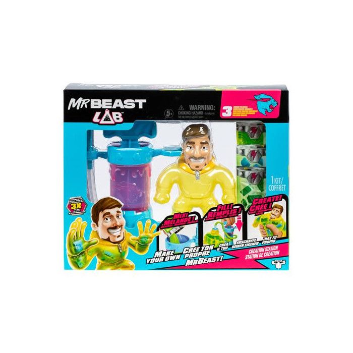 Kit de création MRBEAST LAB Heroes of Goo Jit Zu Pompe incluse Figurine personnalisable Accessoires fournis - vue 6